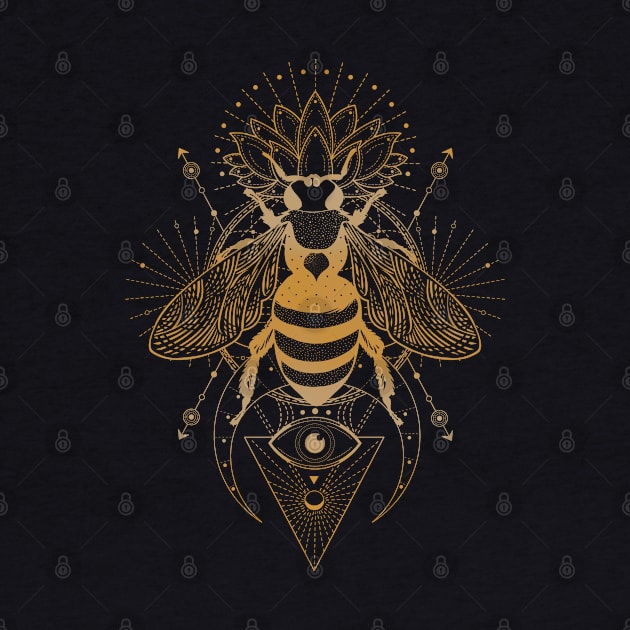 Honey Bee | Sacred Geometry by CelestialStudio